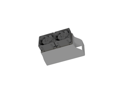 Dual 40mm Fan Shroud