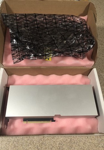GPU packed in box surrounded by soft foam